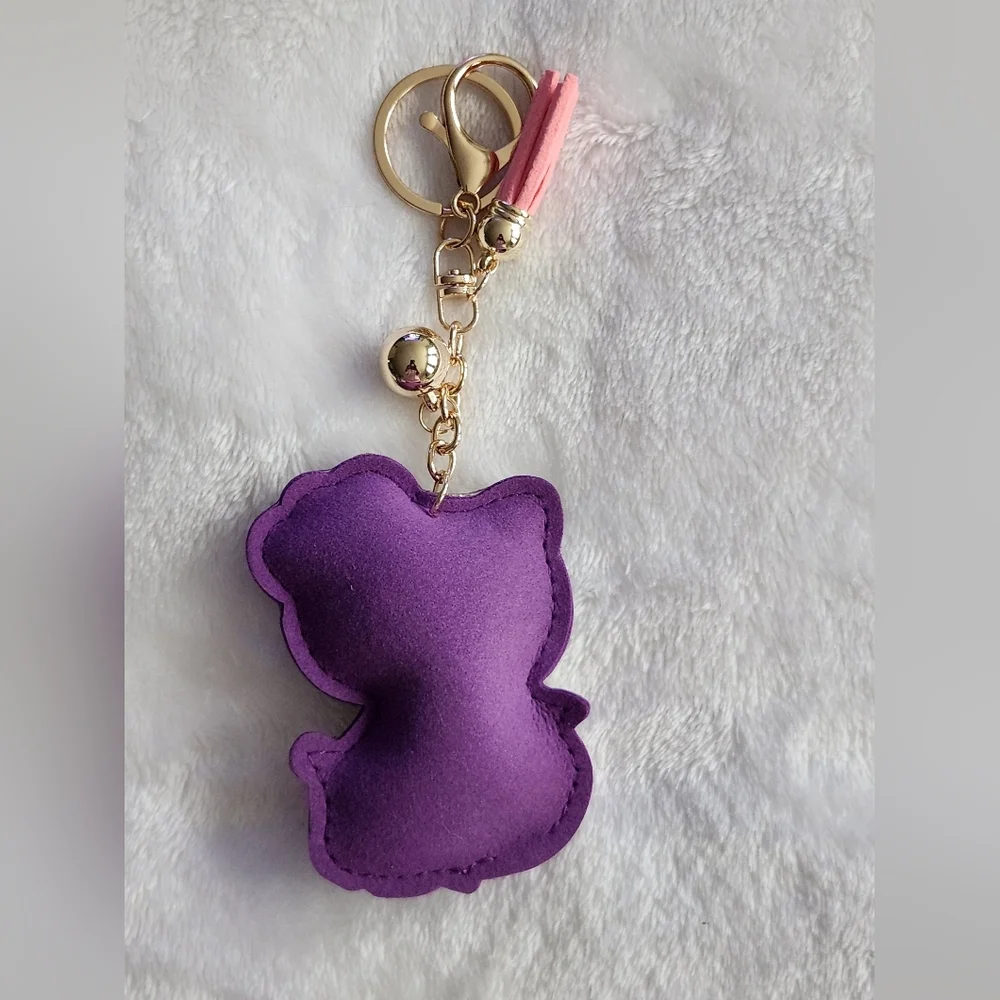 Hello Kitty Rhinestone Berry Keychain Bag Charm